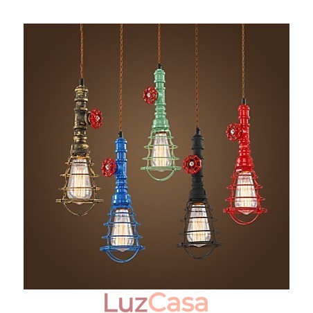 Luzes Pendentes Tradicionais Clássicas Vintage Retro Metal Luzes Pendentes Tradicionais Clássicas Vintage Retro Metal