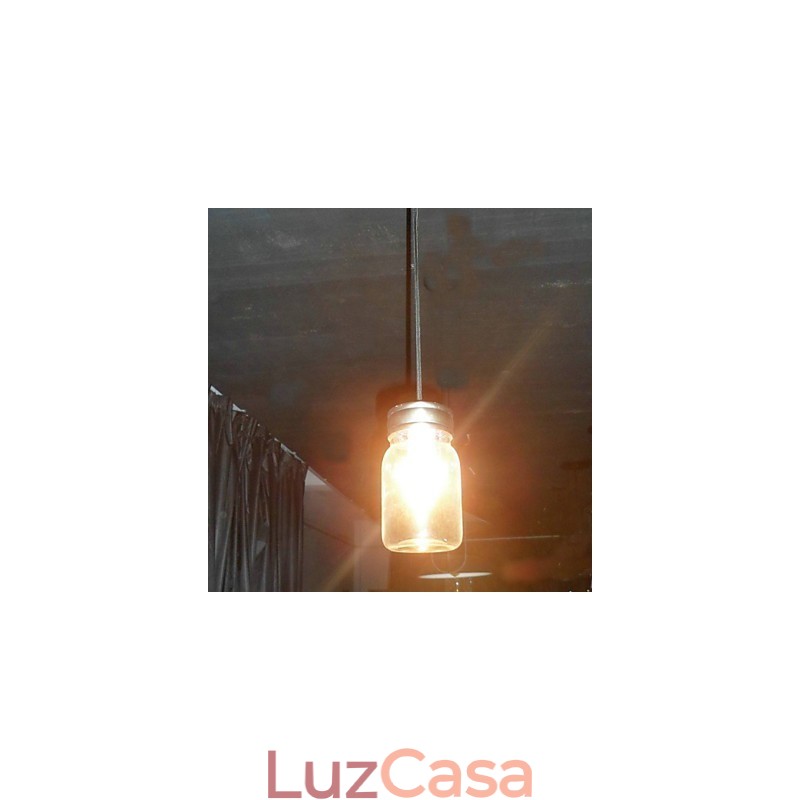 Pendente moderno minimalista de 1 luz em formato de garrafa