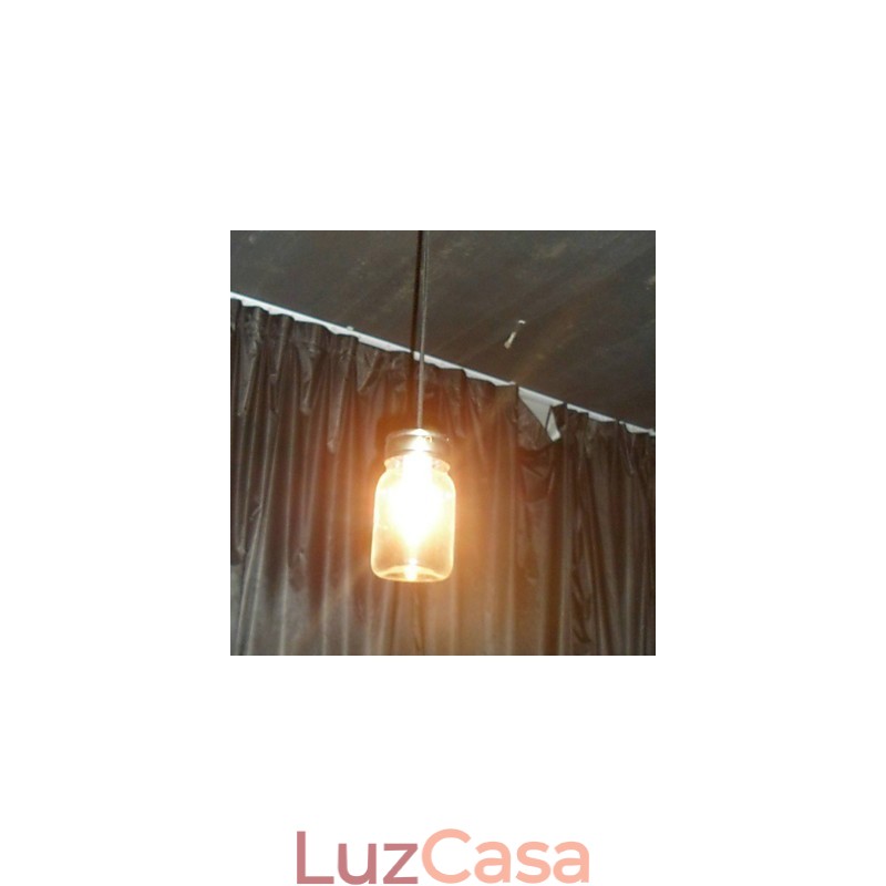 Pendente moderno minimalista de 1 luz em formato de garrafa