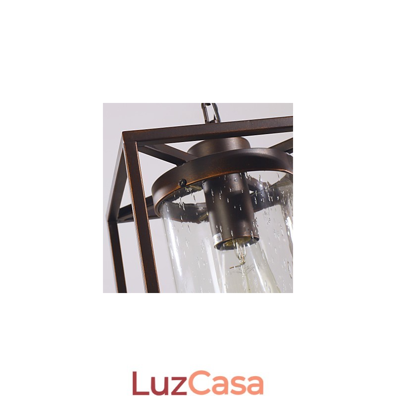 Tradicional clássico vintage lanterna mini estilo galvanizado pingente luz jantar