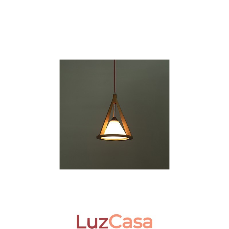 Lustre de madeira estilo designer lustre elegante estilo contemporâneo