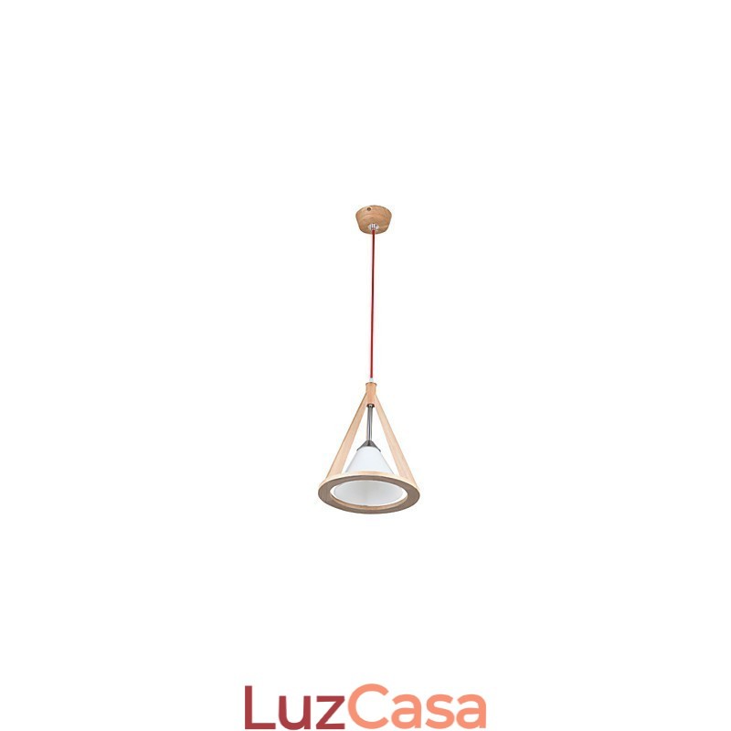 Lustre de madeira estilo designer lustre elegante estilo contemporâneo