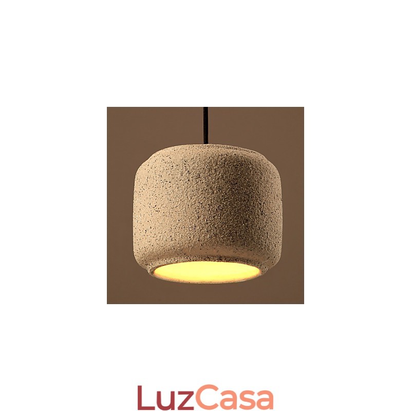Nordic Creative Arts A cor da areia cerâmica lustre lâmpada luz