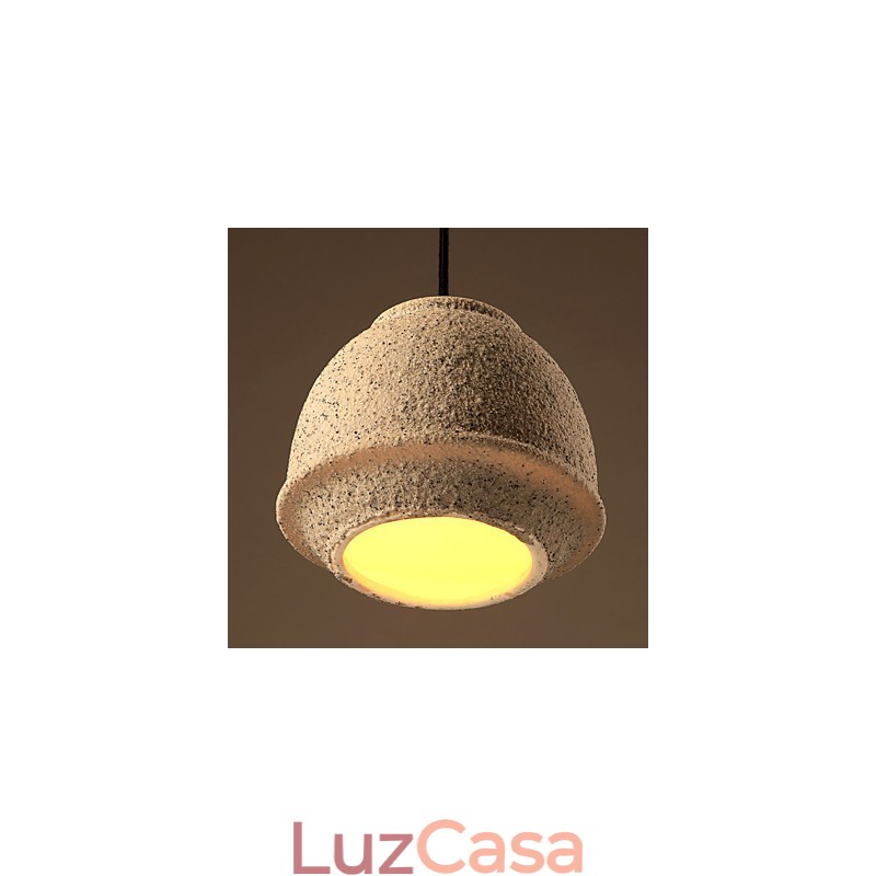 Nordic Creative Arts A cor da areia cerâmica lustre lâmpada luz