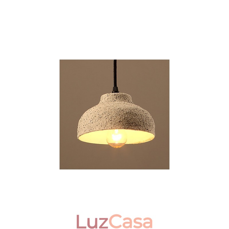 Nordic Creative Arts A cor da areia cerâmica lustre lâmpada luz