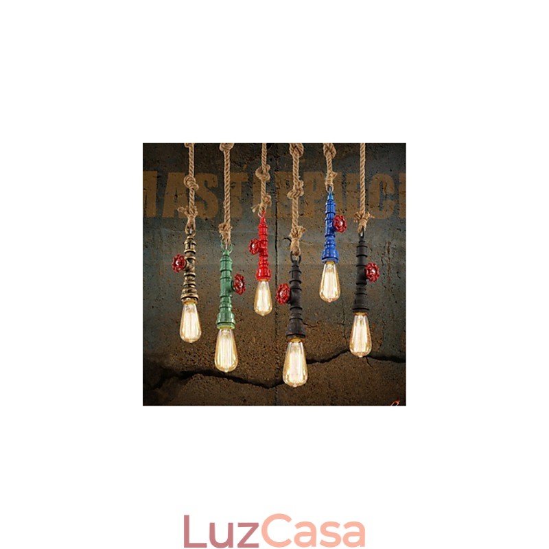 Luzes Pendentes Tradicionais Clássicas Vintage Retro Metal