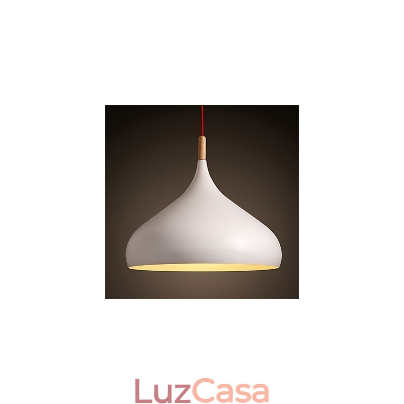 Lustre pendente moderno e contemporâneo estilo mini cromado de metal