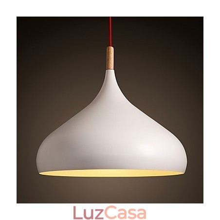 Lustre pendente moderno e contemporâneo estilo mini cromado de metal Lustre pendente moderno e contemporâneo estilo mini cromado de metal