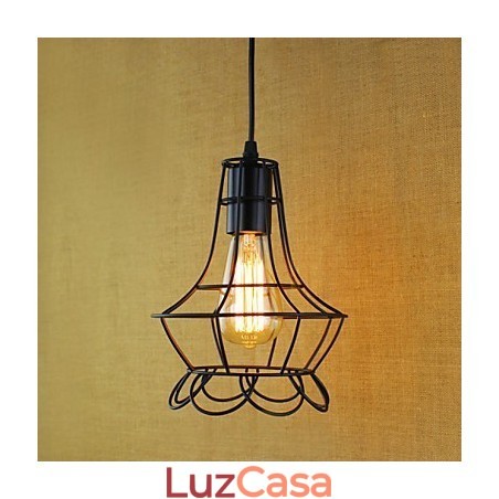 Luzes Pendentes Tradicionais Clássico Vintage Retro Country Garagem Metal Luzes Pendentes Tradicionais Clássico Vintage Retro Country Garagem Metal