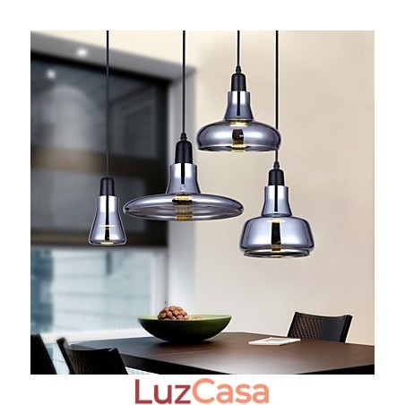 Lustre de vidro com design nórdico criativo contratado europeu, luminária de luz Lustre de vidro com design nórdico criativo contratado europeu, luminária de luz
