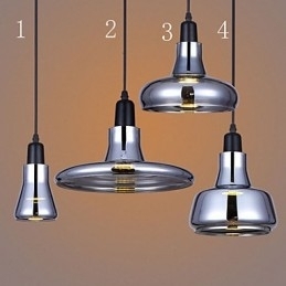 Lustre de vidro com design nórdico criativo contratado europeu, luminária de luz