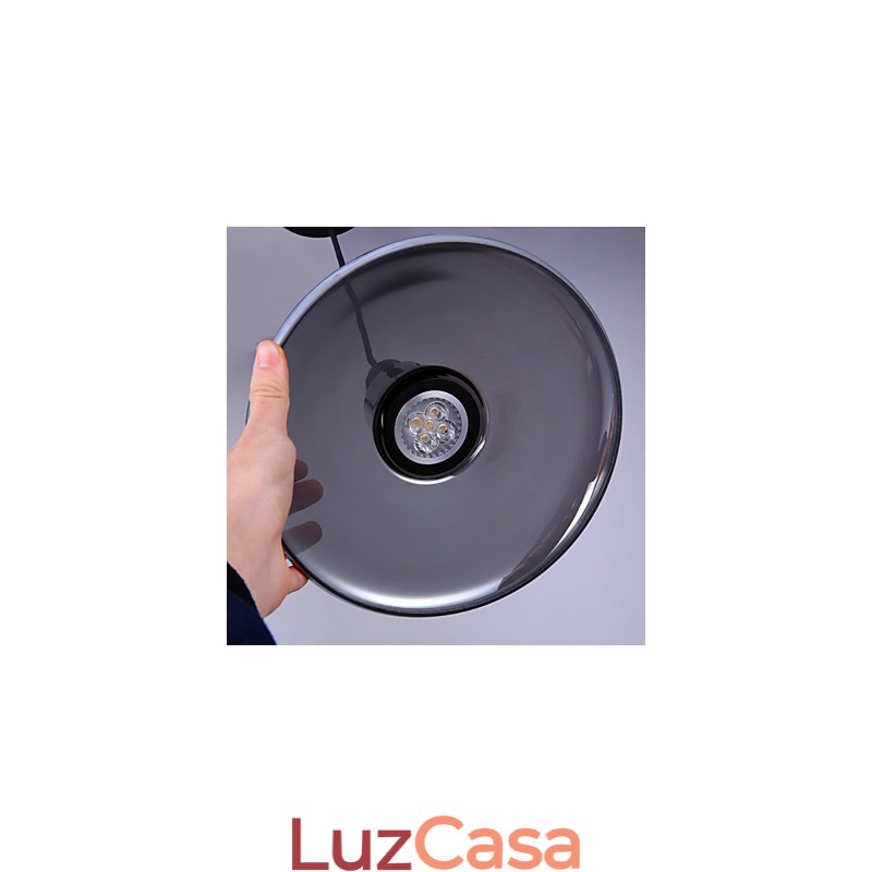 Lustre de vidro com design nórdico criativo contratado europeu, luminária de luz