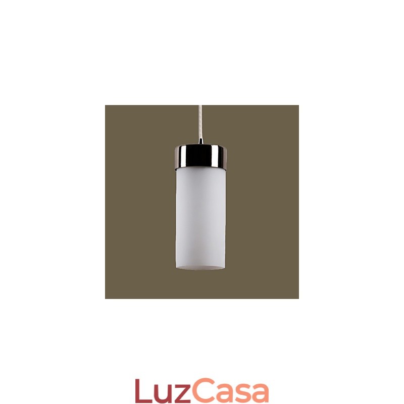 Luminária pendente moderna contemporânea de metal galvanizado
