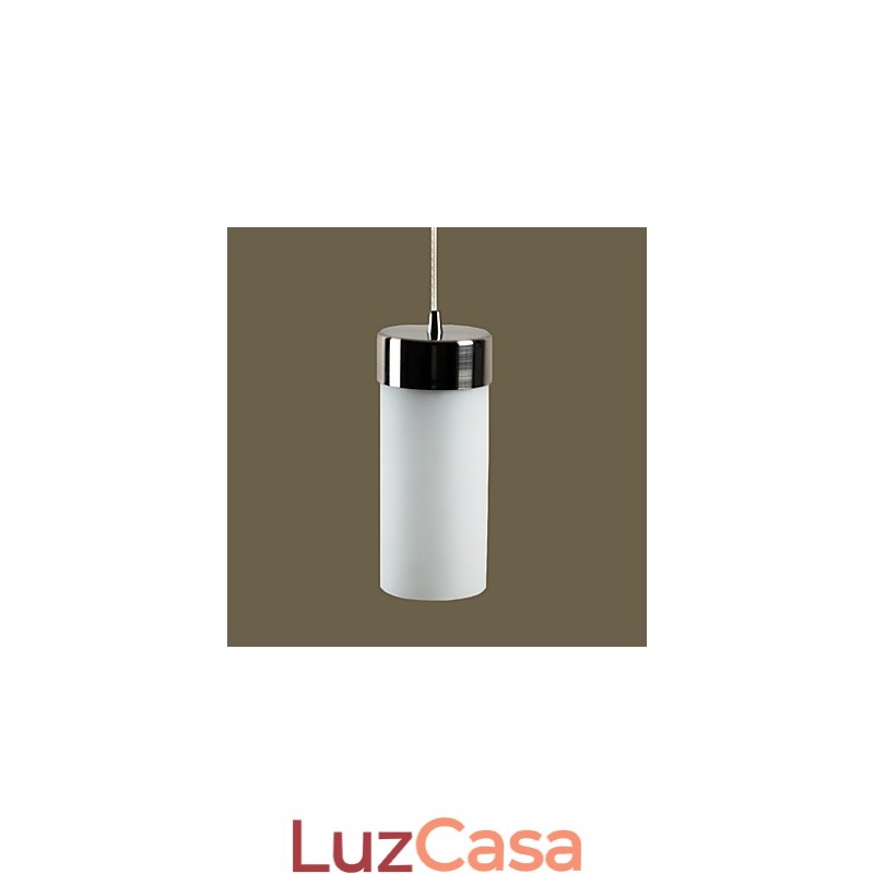 Luminária pendente moderna contemporânea de metal galvanizado