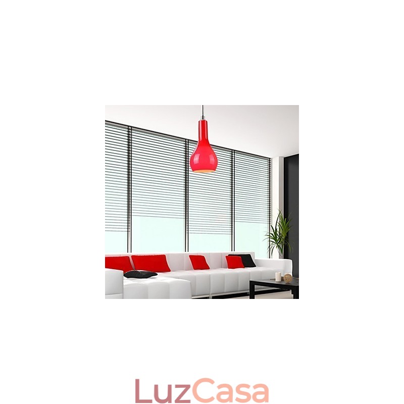 Luminária pendente moderna e contemporânea em metal cromado estilo mini