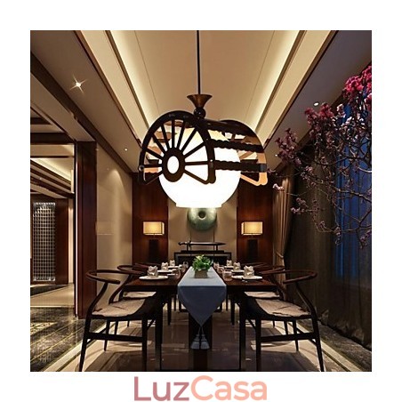 Estilo retrô moderno dos antigos para iluminação de lustre de madeira clássico Estilo retrô moderno dos antigos para iluminação de lustre de madeira clássico