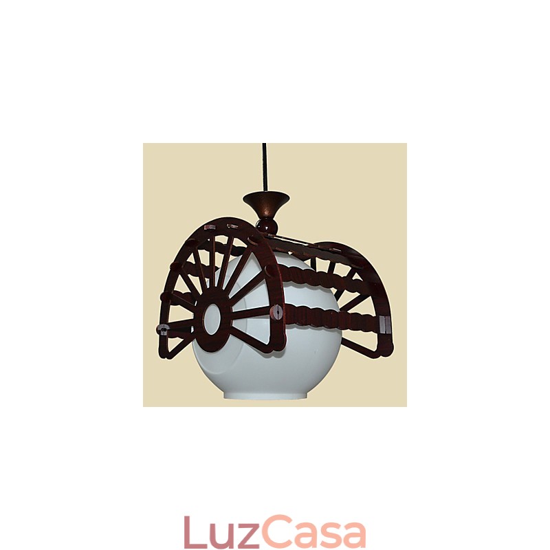 Estilo retrô moderno dos antigos para iluminação de lustre de madeira clássico