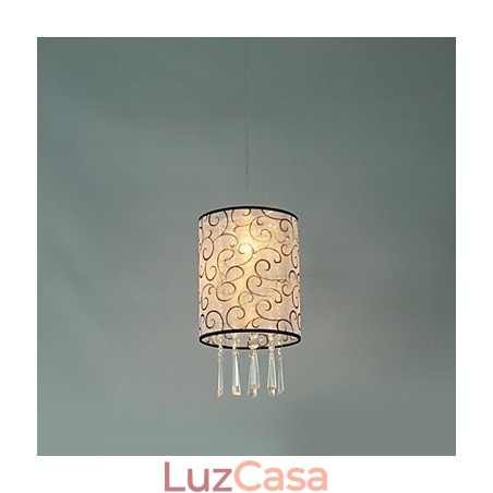 Moderno contemporâneo tambor cristal mini estilo galvanizado pingente luz Moderno contemporâneo tambor cristal mini estilo galvanizado pingente luz