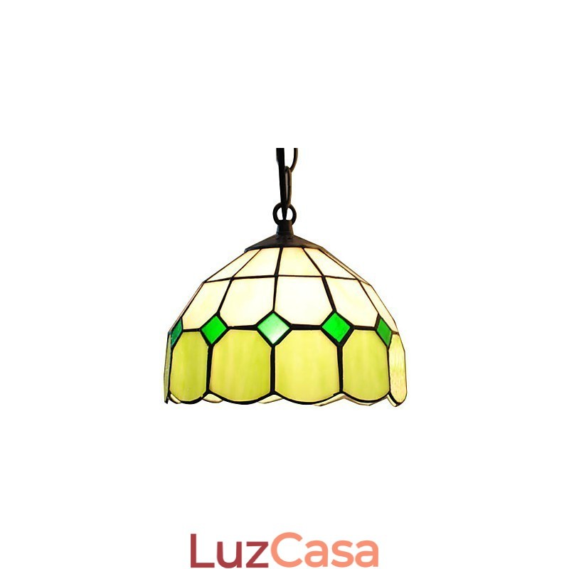 Luminária pendente galvanizada estilo mini de 62 W
