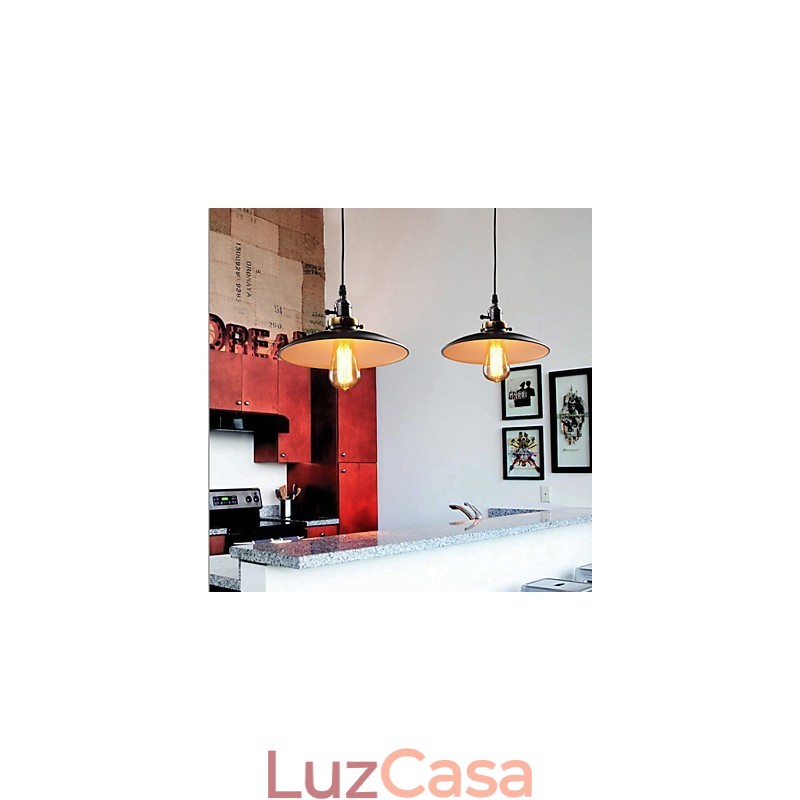 Luminárias Pendentes Tradicionais Clássicas Retro Metal