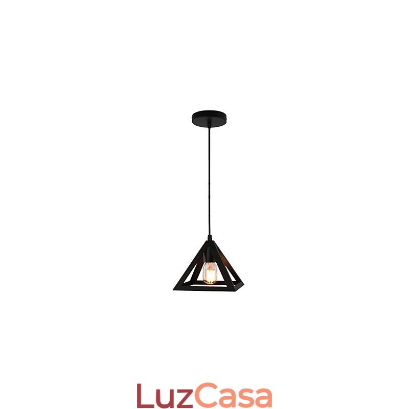 Luminárias pendentes estilo mini tradicional clássico rústico chalé vintage country garagem metal