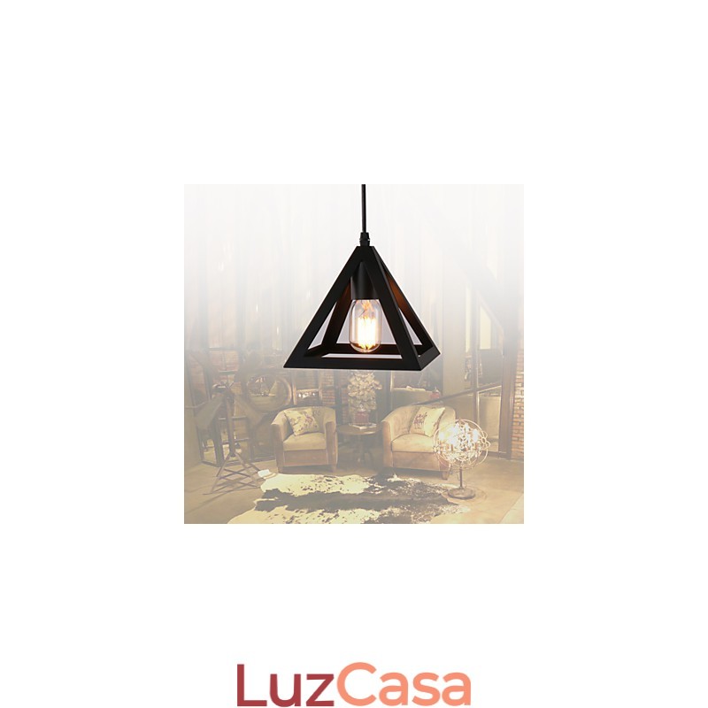 Luminárias pendentes estilo mini tradicional clássico rústico chalé vintage country garagem metal