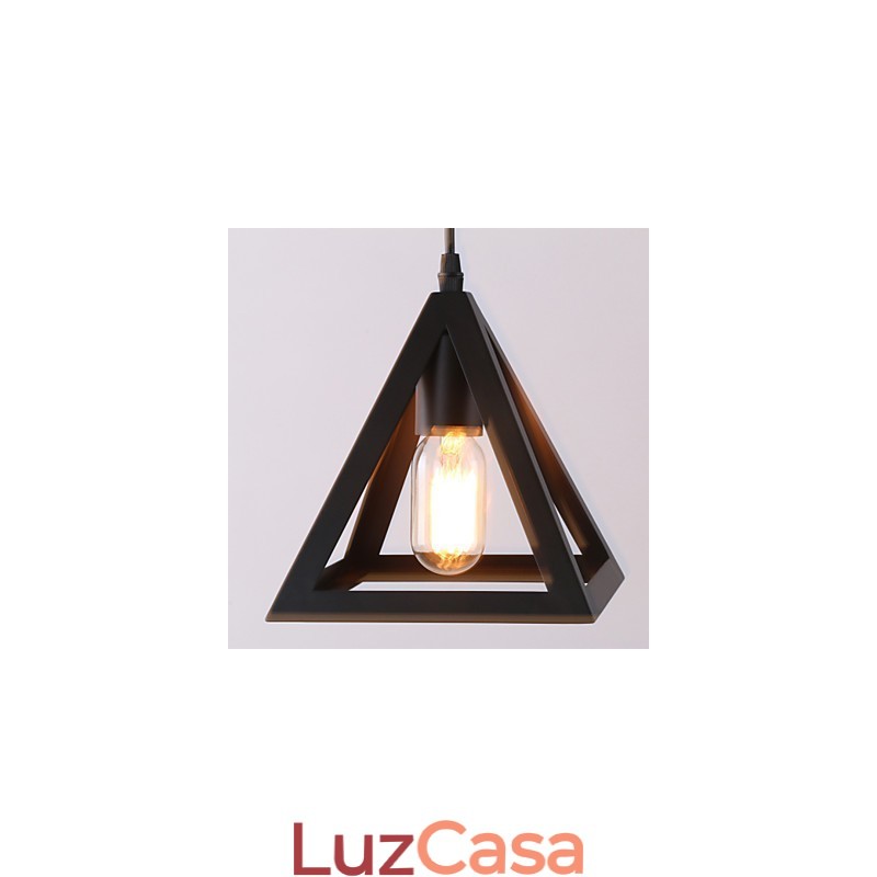 Luminárias pendentes estilo mini tradicional clássico rústico chalé vintage country garagem metal