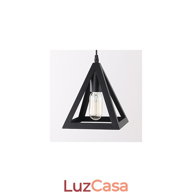 Luminárias pendentes estilo mini tradicional clássico rústico chalé vintage country garagem metal