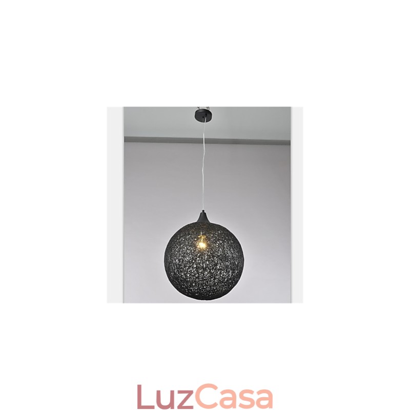 Lustre de vime de papel criativo tipo bola country americana