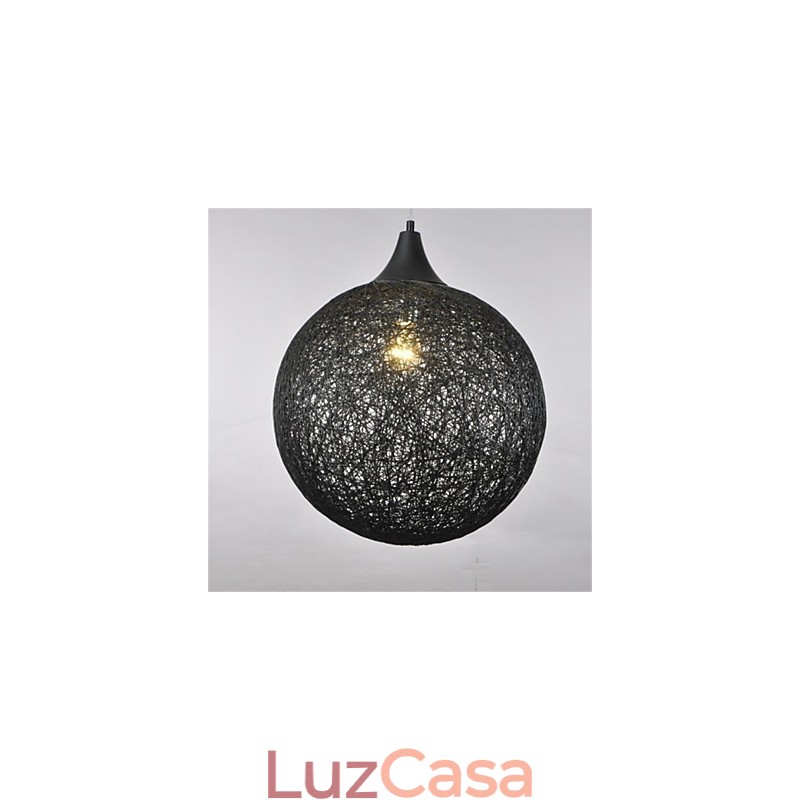 Lustre de vime de papel criativo tipo bola country americana