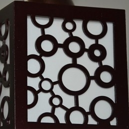 Lâmpada de luz suspensa American Country Woodiness