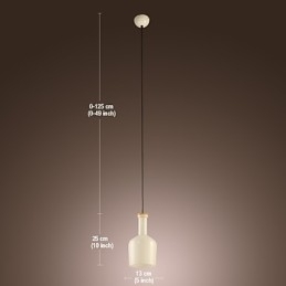 Luminária pendente moderna e contemporânea estilo mini pintura