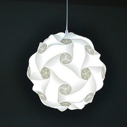 Luminária pendente moderna DIY de esfera 40cm