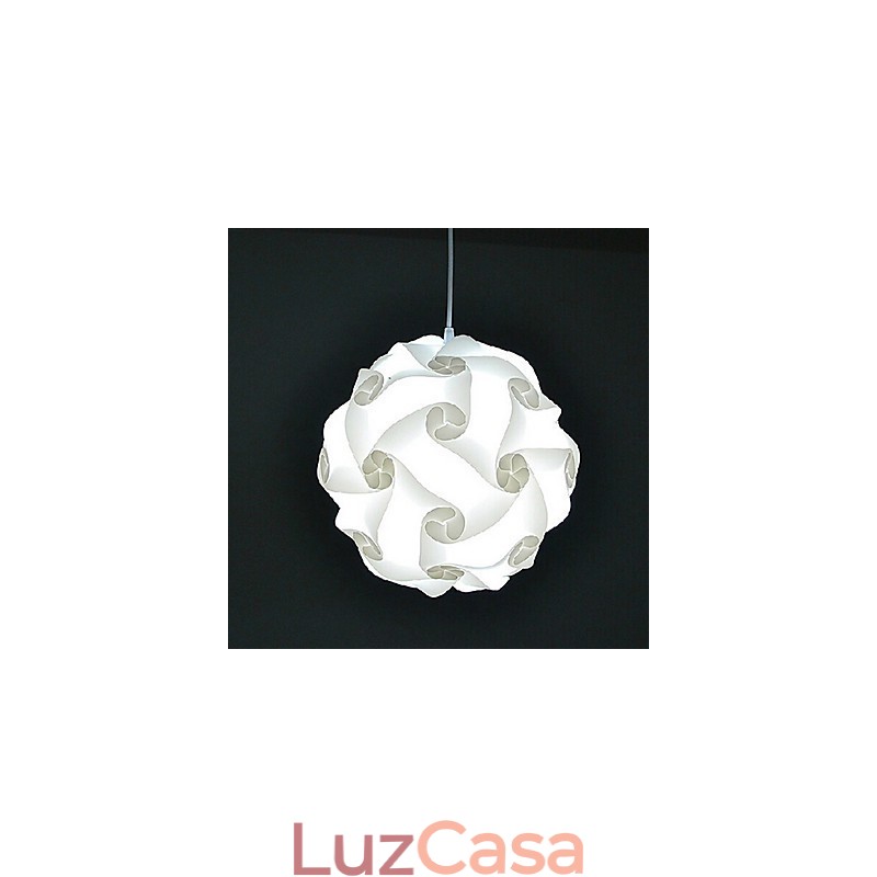 Luminária pendente moderna DIY de esfera 40cm