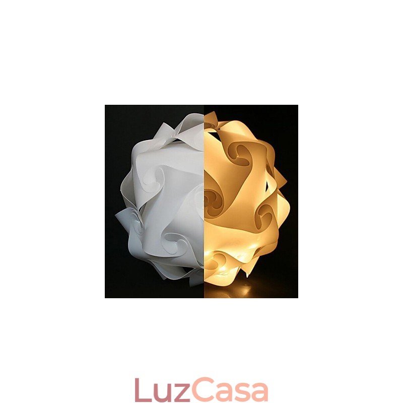 Luminária pendente moderna DIY de esfera 40cm