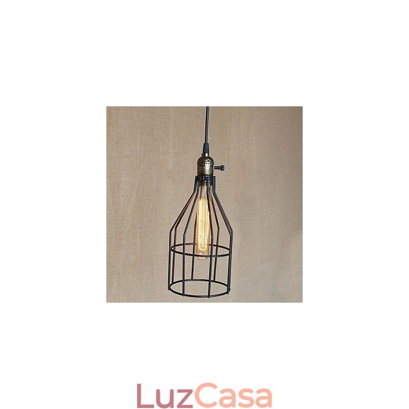 Lustre pequeno retrô industrial americano