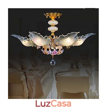 Luminária de Teto Cerâmica Luminária 6