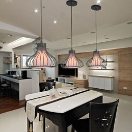 Luminárias pendentes modernas contemporâneas de metal
