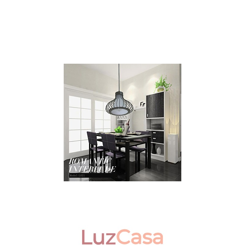 Luminárias pendentes modernas contemporâneas de metal