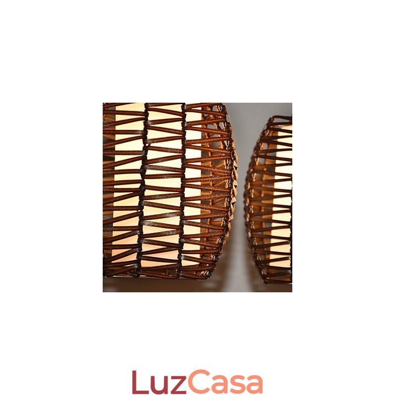 Cany Art Weaving Lâmpada de luz suspensa contraída clássica