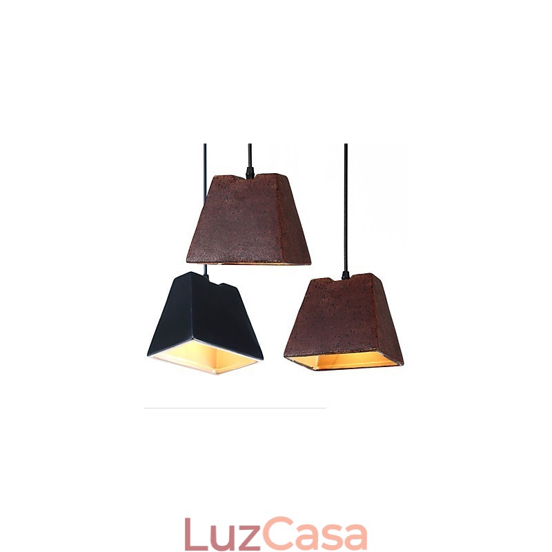Edison Vintage Industrial Lighting Luminária de suspensão de cerâmica Luminária de suspensão para decoração de casa