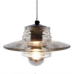 Luminária pendente de vidro contemporânea moderna