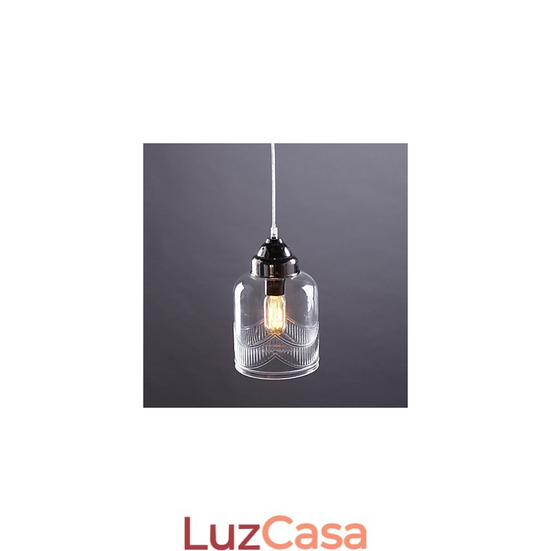 Moderno Contemporâneo Tradicional Clássico Vintage Lanterna Country Níquel Vidro Pingente Luz Jantar