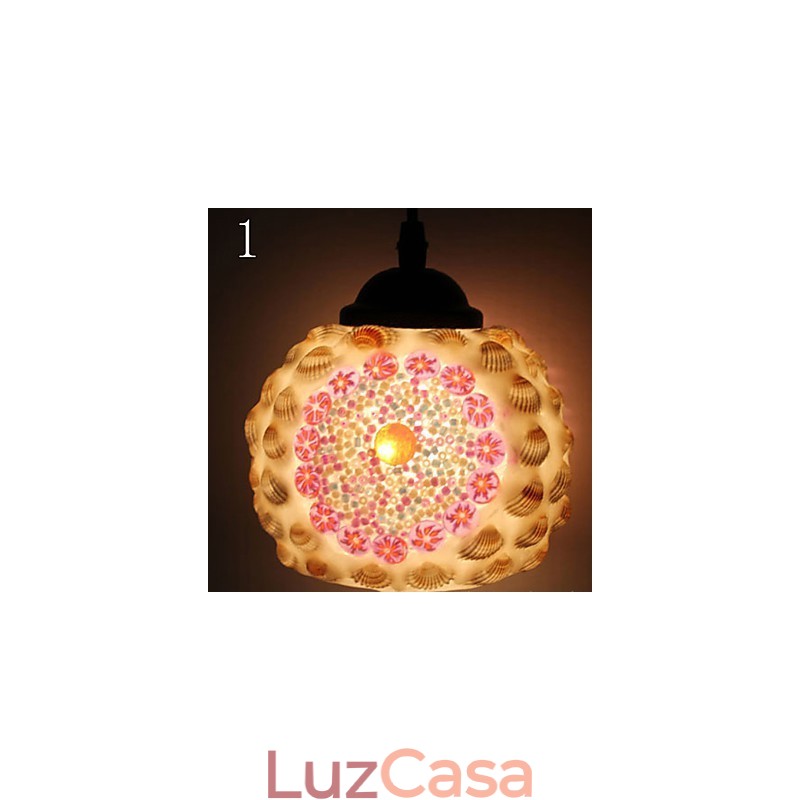 Lustre de vidro Marcelo G de moda simples restaurando modos antigos de luz