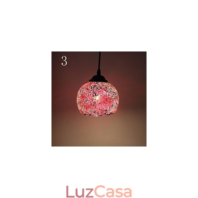 Lustre de vidro Marcelo G de moda simples restaurando modos antigos de luz