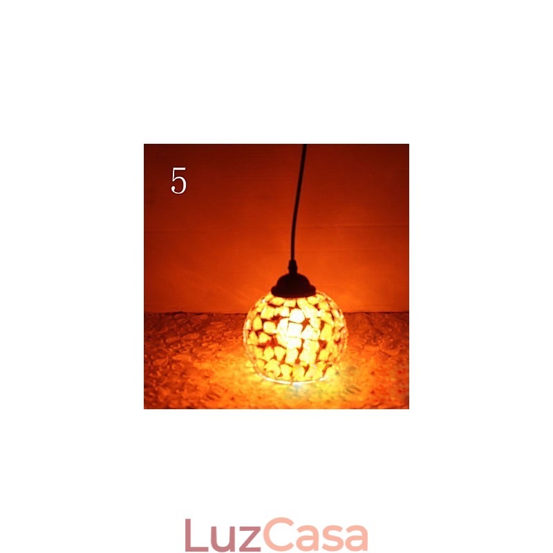 Lustre de vidro Marcelo G de moda simples restaurando modos antigos de luz
