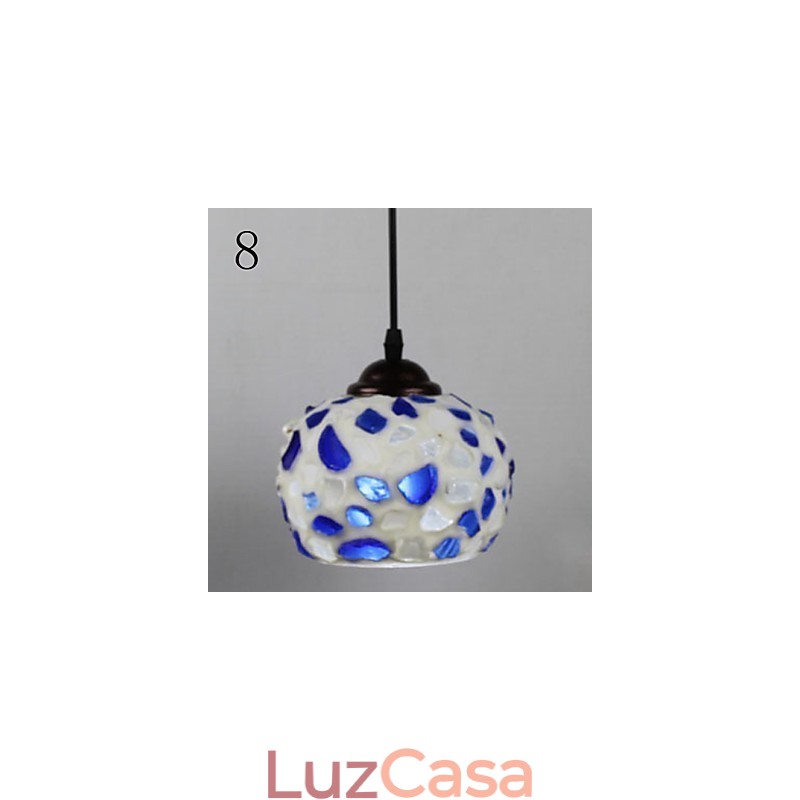 Lustre de vidro Marcelo G de moda simples restaurando modos antigos de luz