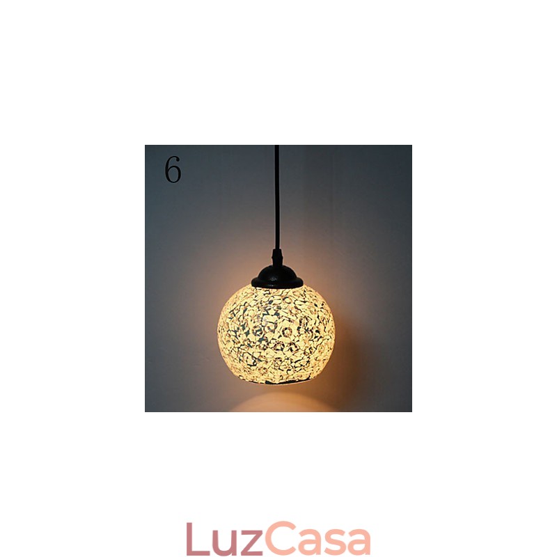 Lustre de vidro Marcelo G de moda simples restaurando modos antigos de luz