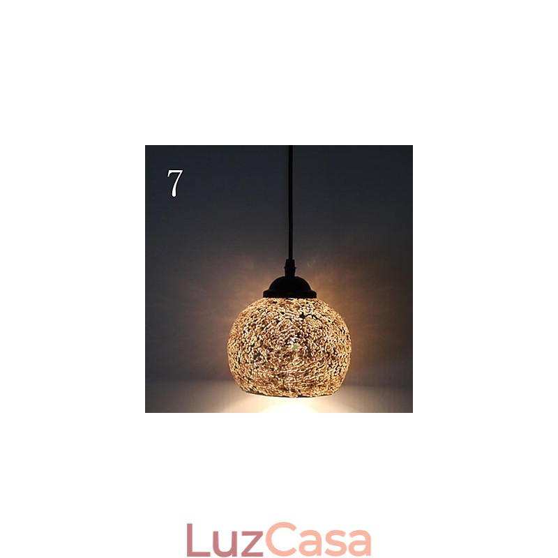 Lustre de vidro Marcelo G de moda simples restaurando modos antigos de luz