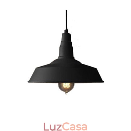Luminária pendente de metal com pintura vintage Luminária pendente de metal com pintura vintage